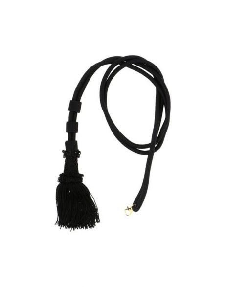 Black Cord for Bishop's with Passementerie Trim Thread
