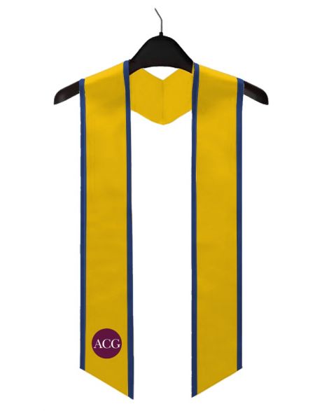 10 x Personalised Tapered Stoles with Satin Binding