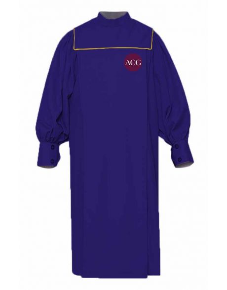 Personalised Adult Union Choir Robe in Navy Blue