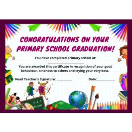Primary School Graduation Certificate