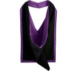 Full Shape Academic Hood-Black & Purple