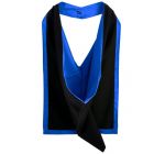 Full Shape Academic Hood-Black & Royal Blue