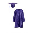 Nursery Graduation Gown & Cap Set Purple
