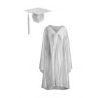 Nursery Graduation Gown & Cap Set White