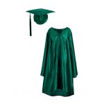 green emerald velvet dress Lmyove Unisex Kindergarten & Preschool Graduation Cap And Gown Set 202 –  Toytooth main image 1