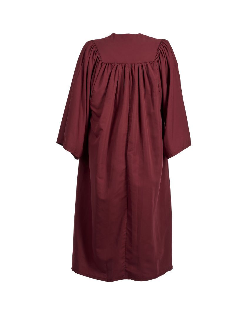 Grace Choir Robe With Piping Gold In Royal Blue