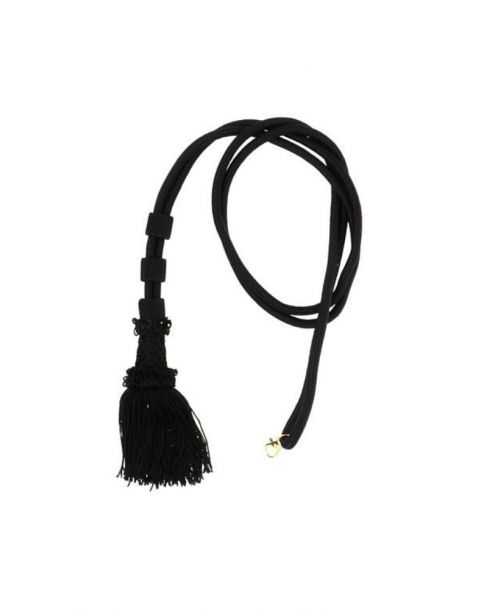 Black Cord for Bishop's with Passementerie Trim Thread