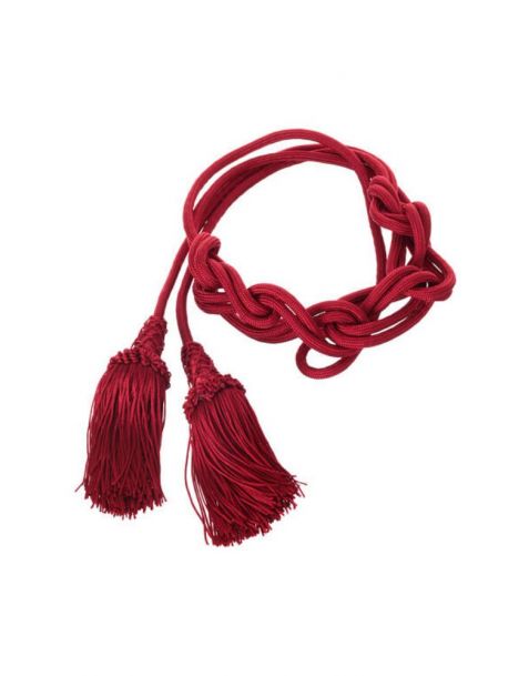 Cincture for Priest in Vermilion Red