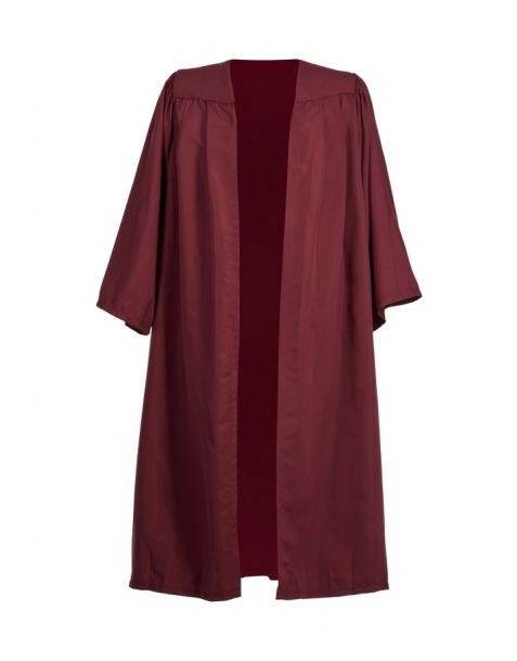 Primary School Graduation Gown Maroon
