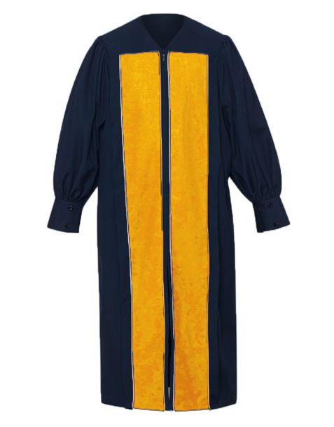Pulpit Robe in Navy Blue