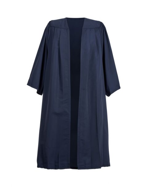 Adult Closed Front Choir Robe Navy Blue