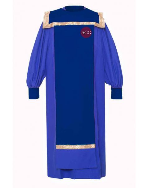 Personalised Adult Redeemer Choir Robe in Royal Blue