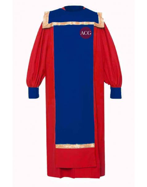 Personalised Adult Redeemer Choir Robe in Scarlet Red