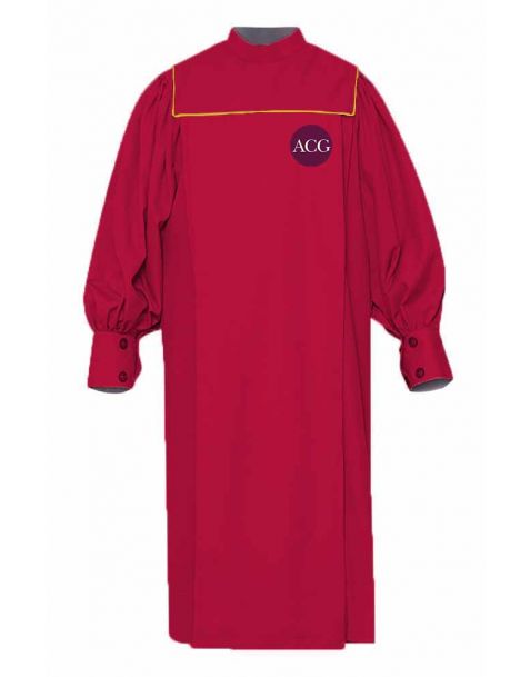 Personalised Children Union Choir Robe in Scarlet Red
