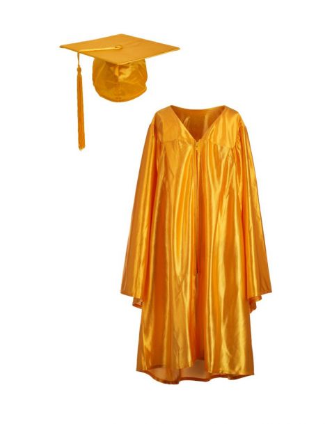 Nursery Graduation Gown & Cap Set Yellow