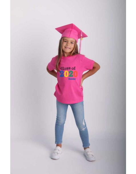 Personalised Year Group T-Shirt and Graduation Cap Set