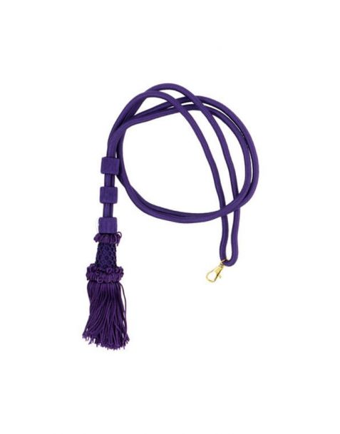 Purple Cord for Bishop's with Passementerie Trim Thread