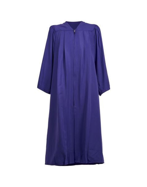 Adult Closed Front Choir Robe Purple