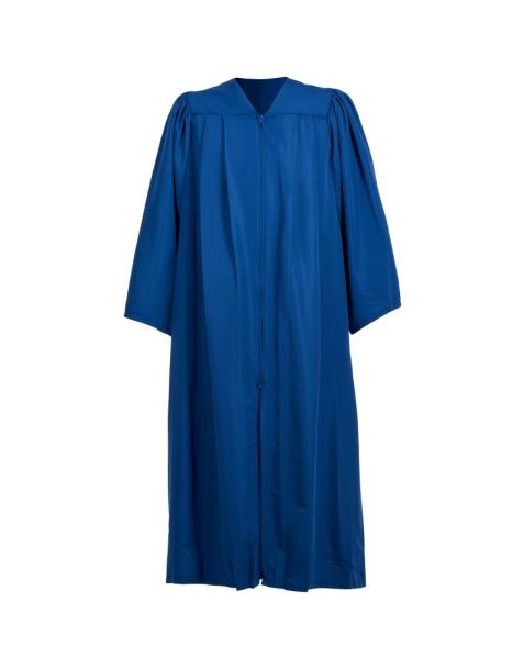 Adult Closed Front Choir Robe Royal Blue