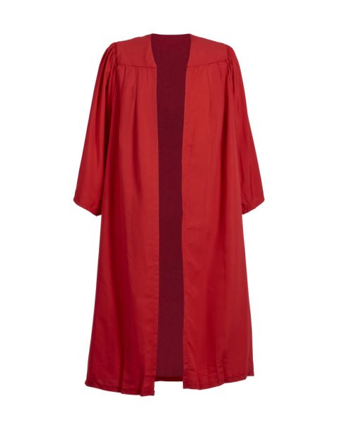 Adult Traditional Choir Robes In Scarlet Red