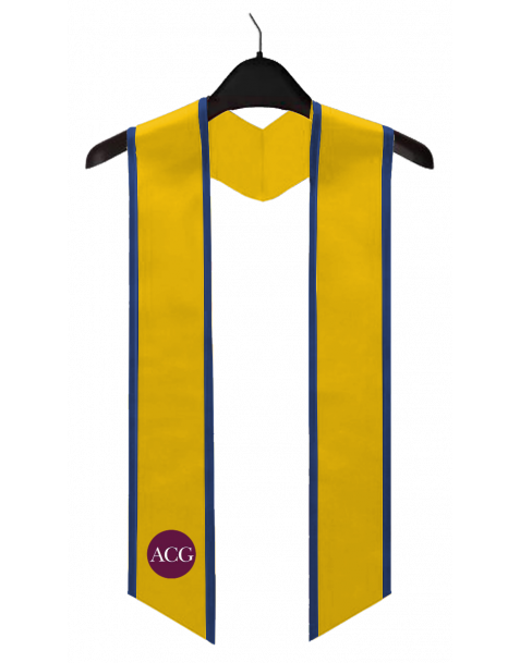 10 x Personalised Tapered Stoles with Satin Binding